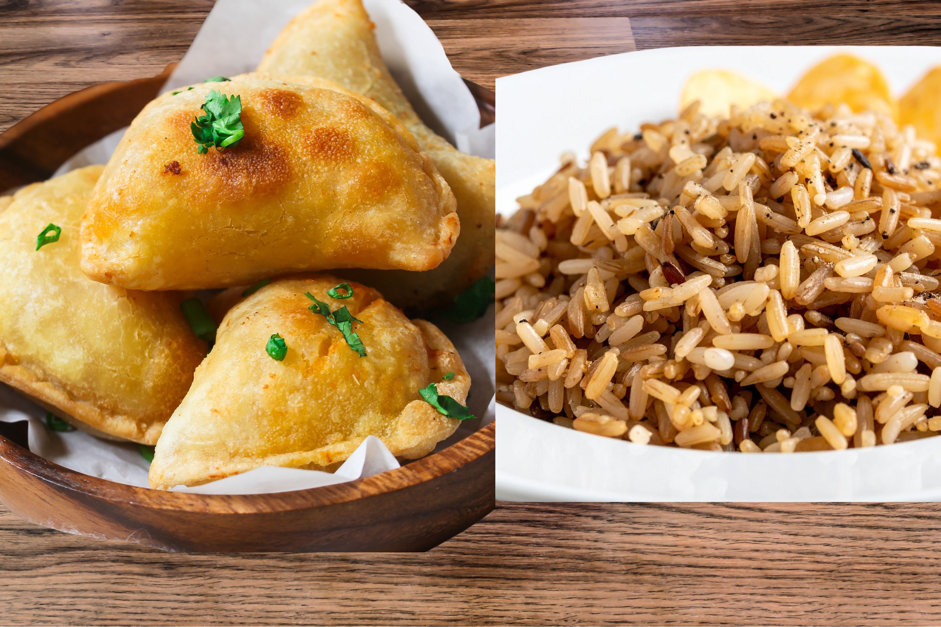 Perogy and Rice Pilaf